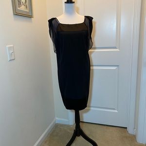 DVF Silk Cocktail Dress - Reversible Neckline